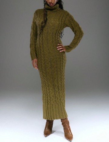 
						Rochie lunga Musera, kaki