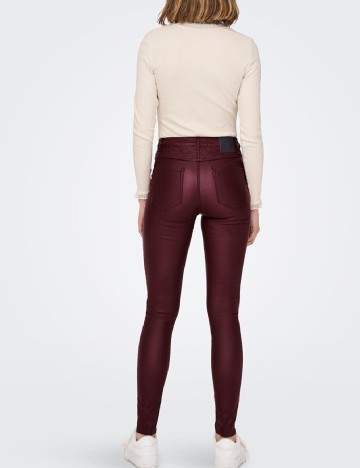 Pantaloni Only, visiniu