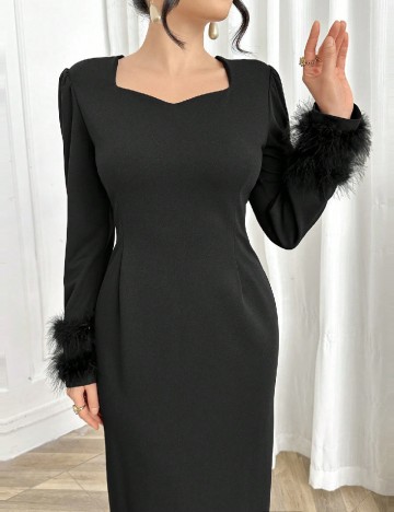 Rochie medie SHEIN, negru