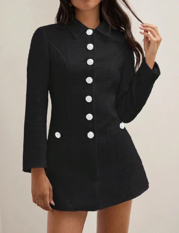 Rochie scurta SHEIN, negru Negru