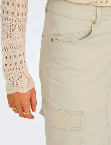 Fusta Only, bej Crem