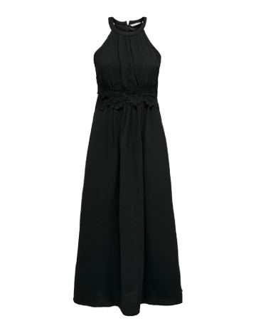
						Rochie lunga Only, negru