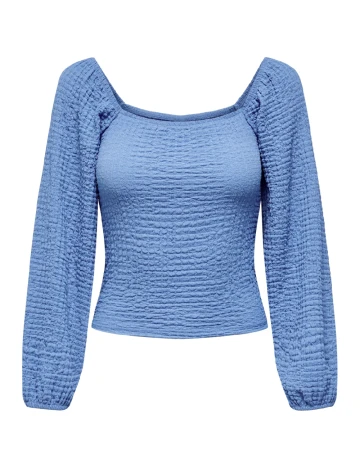 Bluza Only, albastru Albastru