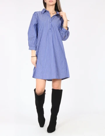 Rochie scurta Jacqueline de Yong, albastru Albastru