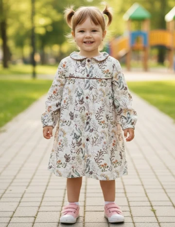 Rochie medie Zara, crem Crem