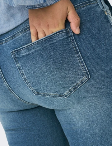 Blugi Only Carmakoma, albastru Albastru