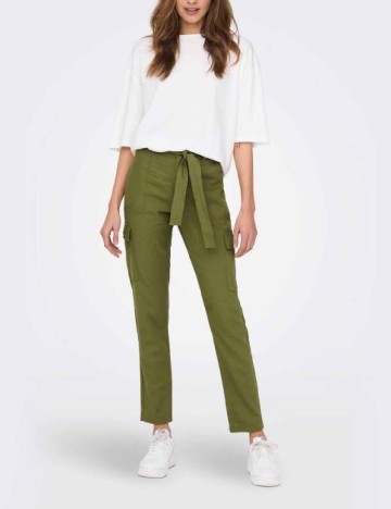
						Pantaloni Only, verde