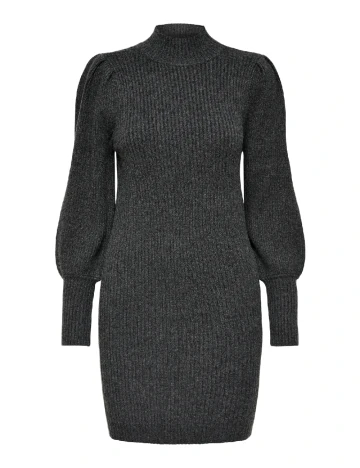 Rochie scurta Only Carmakoma, gri inchis Gri