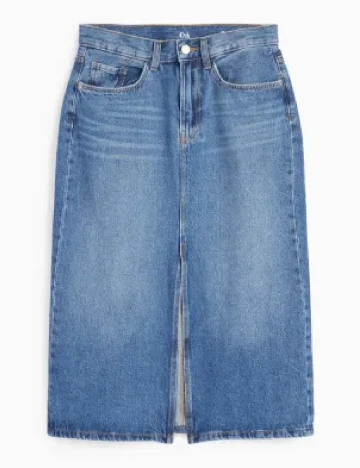 Fusta C&A, albastru Albastru