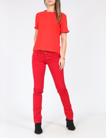 Bluza Jacqueline de Yong, portocaliu