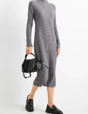 Rochie medie C&A, gri Gri