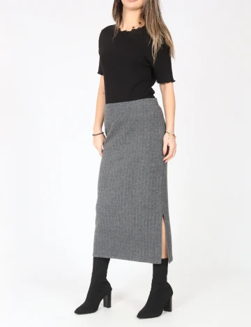 Fusta C&A, gri Gri
