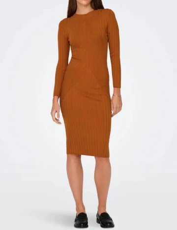 Rochie medie Jacqueline de Yong, caramiziu Maro