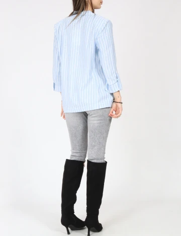 Blazer Only, bleu/alb Albastru