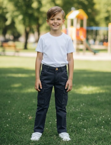 
						Pantaloni Zara, bleumarin