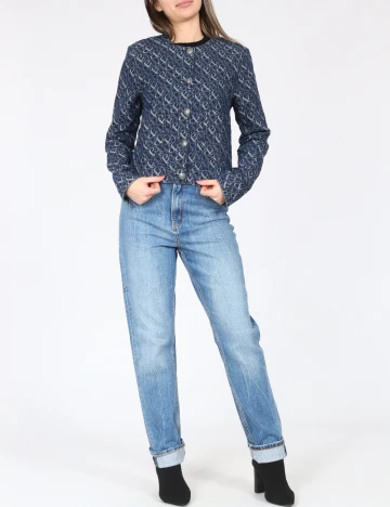 Jacheta C&A, albastru Albastru