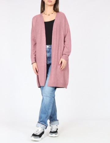 Cardigan Only, roz pudra