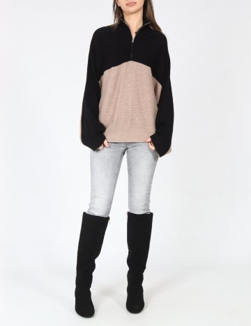 Bluza C&A, maro/negru