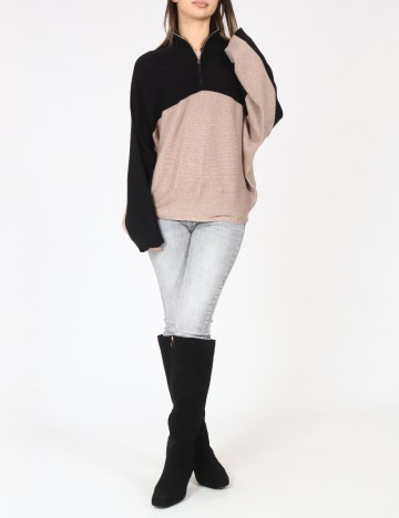 
						Bluza C&A, maro/negru