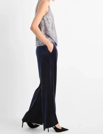 Pantaloni C&A, bleumarin Albastru