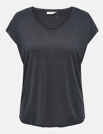 Tricou Only Carmakoma, gri inchis Gri