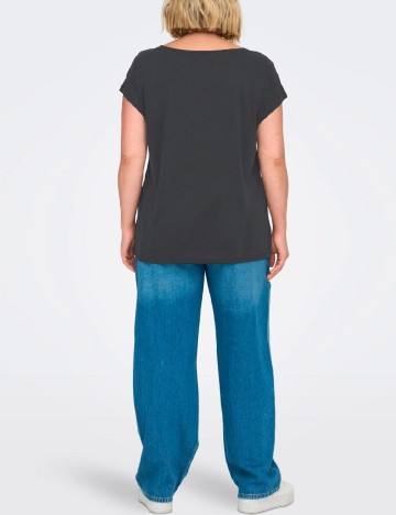 Tricou Only Carmakoma, gri inchis