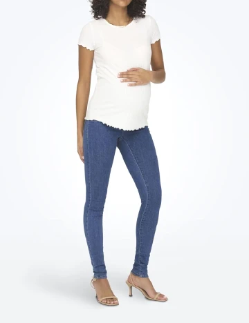 Blugi Only Maternity, albastru Albastru