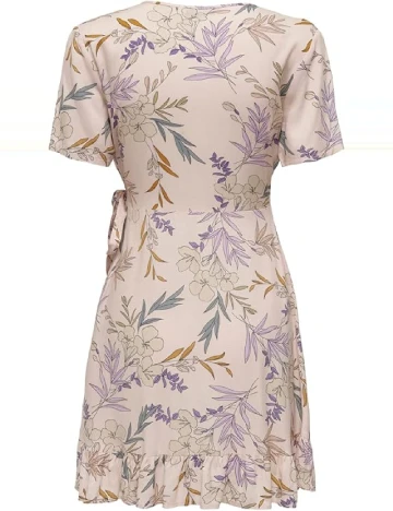 Rochie scurta Only Carmakoma, piersica Roz