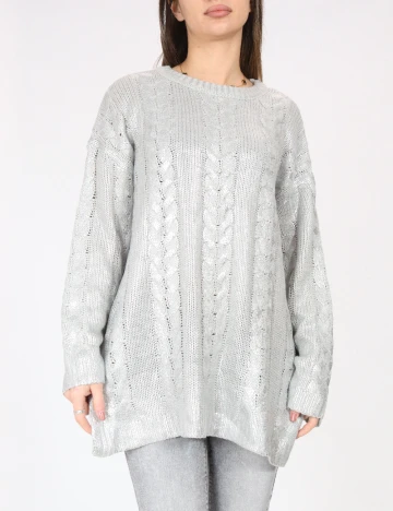 Pulover C&A, argintiu Gri