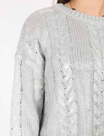 Pulover C&A, argintiu