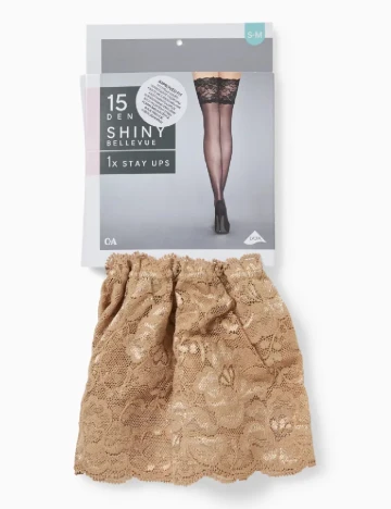 Ciorapi 15 den C&A, crem Crem