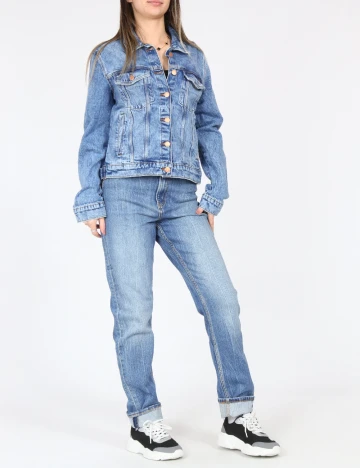 Jacheta C&A, albastru Albastru