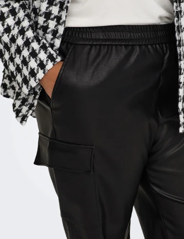Pantaloni Only Carmakoma, negru Negru