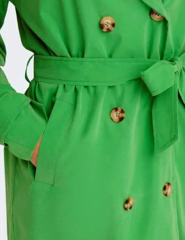 Trench Jacqueline de Yong, verde Verde