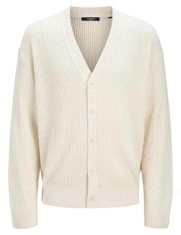 Cardigan Jack&Jones, alb