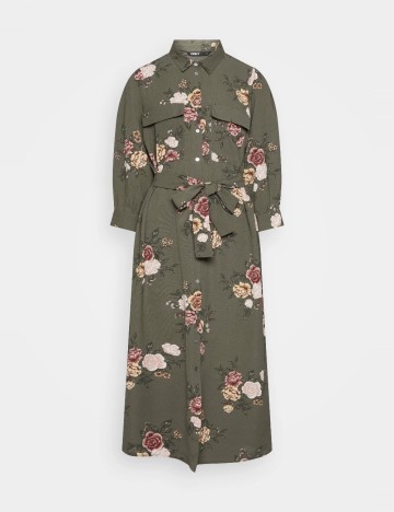 Rochie medie Only Carmakoma, verde