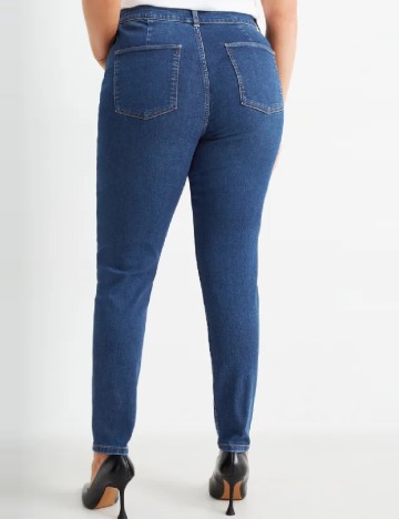 Blugi C&A Plus Size, albastru