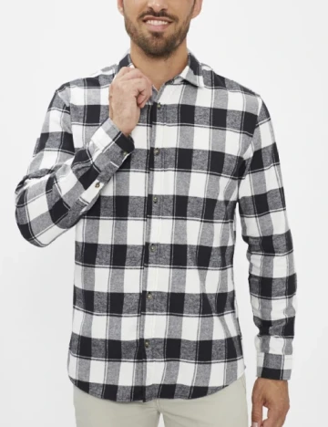 Camasa Jack&Jones, negru/alb Negru