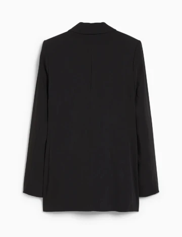 Sacou C&A Plus Size, negru Negru