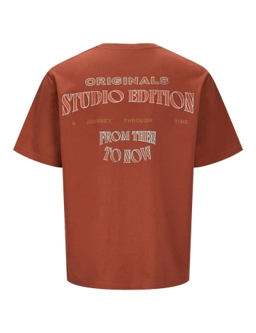 Tricou Jack&Jones, caramiziu Maro