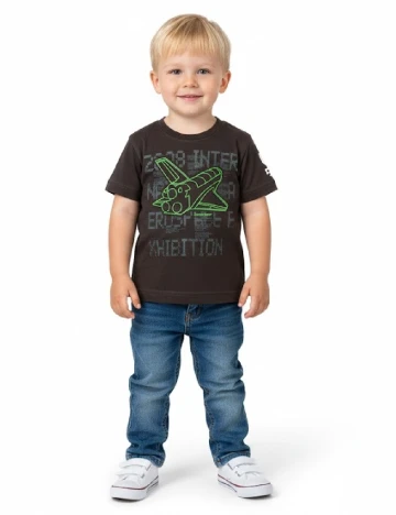 Tricou Zara, maro inchis