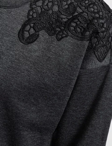 Bluza Only, gri inchis Gri