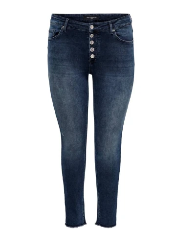 Blugi Only Carmakoma, bleumarin Albastru