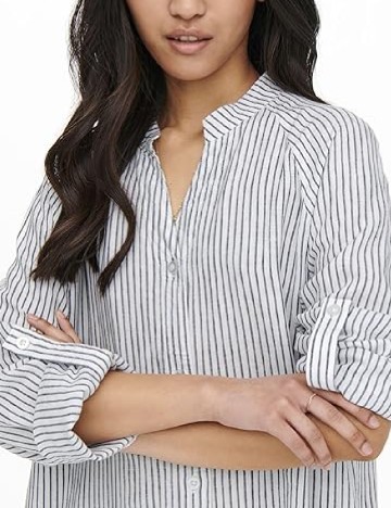 Rochie medie Only, gri/alb