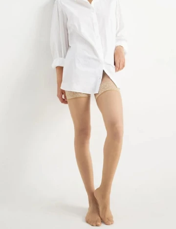 Ciorapi 15 den C&A, crem Crem
