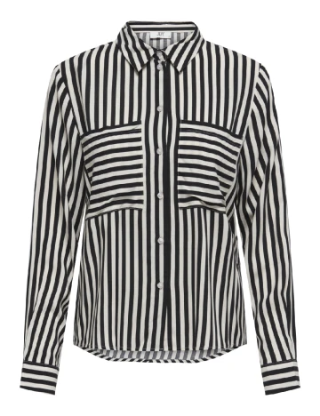 Camasa Jacqueline de Yong, alb/negru Alb