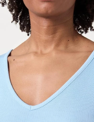 Tricou Only, bleu Albastru