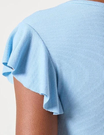 Tricou Only, bleu Albastru