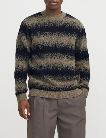 Pulover Jack&Jones, negru/verde Verde