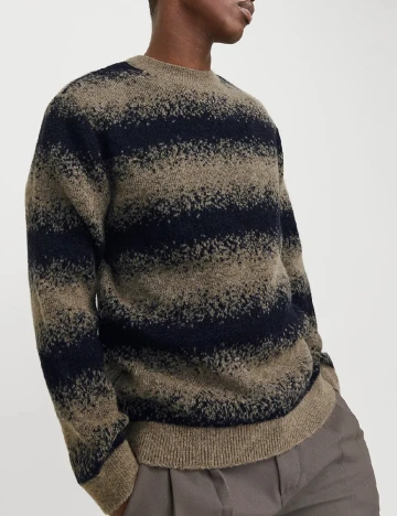 Pulover Jack&Jones, negru/verde Verde